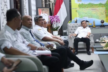 PERSIAPAN JATENG FAIR 2026 - Gubernur Jawa Tengah, Ahmad Luthfi, menerima jajaran PT PRPP Jawa Tengah di kantornya, Rabu (20/5/2026). Pertemuan tersebut membahas persiapan gelaran Jateng Fair 2026. (ist)