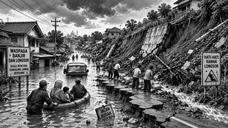 RUTINITAS MUSIMAN: Sampai kapan banjir dan longsor di Kota Semarang dianggap sebagai rutinitas musiman yang “wajar” terjadi?