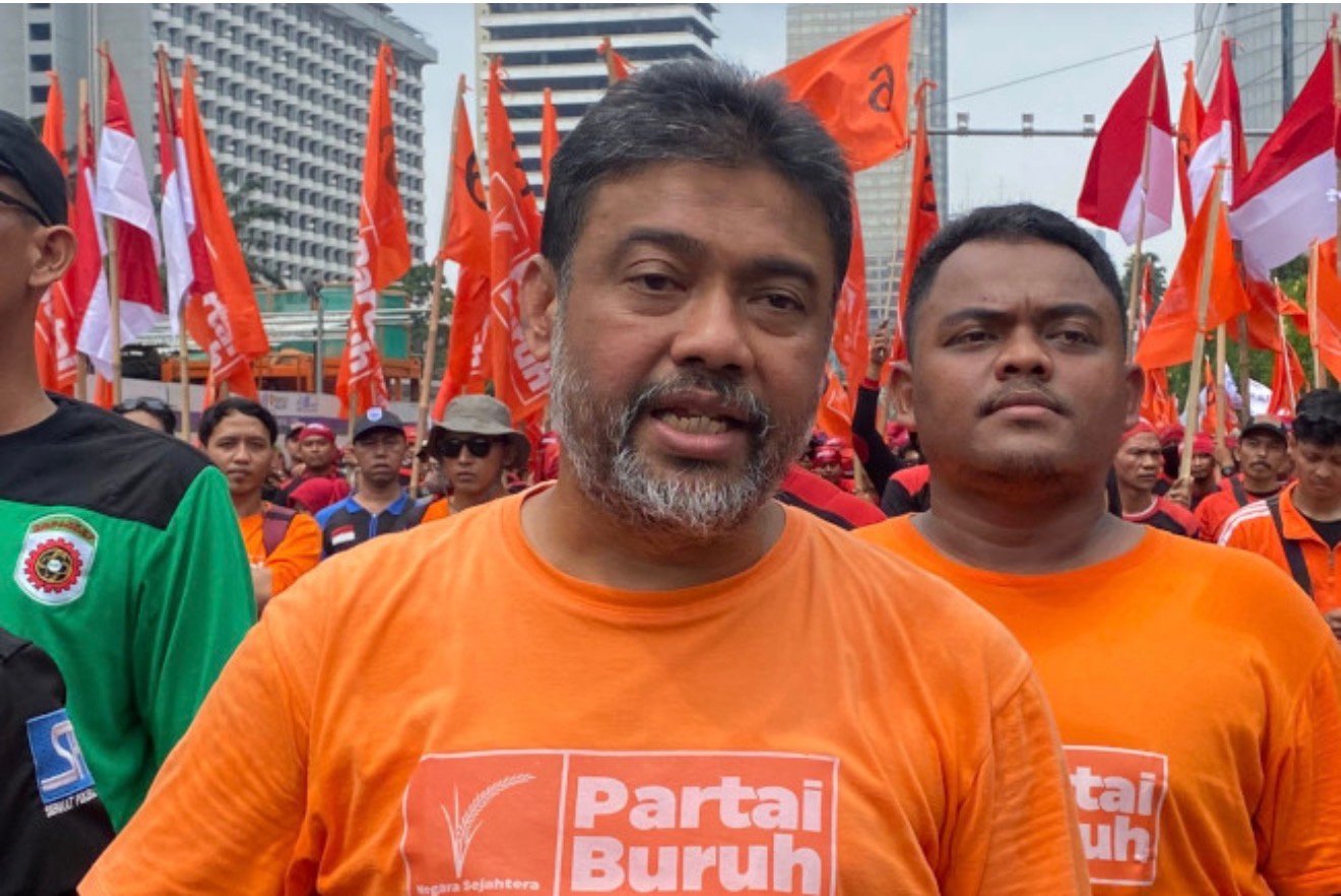 PIMPINAN BURUH - Presiden Partai Buruh, Said Iqbal.