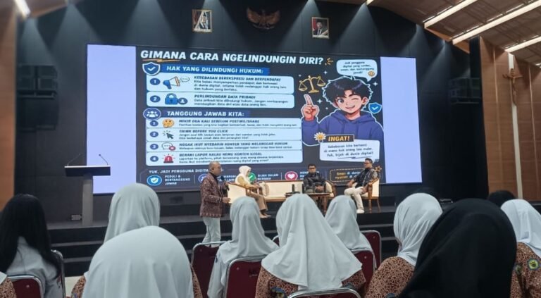 BACAAJA.CO GOES TO SCHOOL - Bacaaja.co berkolaborasi dengan SCU Semarang dan SMKN 5 Semarang menggelar "Bacaaja.co Goes to School: Cegah IRET Kalangan Gen-Z di Ruang Digital", yang digelar di kampus SCU, Kamis (18/6/2026). (dul)