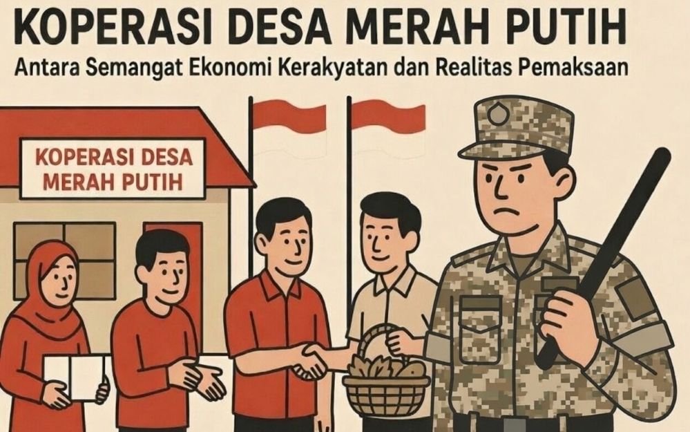 KDMP - Ilustrasi Koperasi Desa Merah Puih.