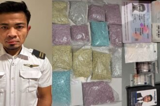 PILOT ASING DITANGKAP - Kolase foto pilot asing dengan kartu identitas Malaysia ditangkap di Bandara Soekarno-Hatta (Soetta) karena ketahuan selundupkan narkoba berupa 70.000 butir ekstasi.