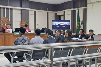 SIDANG KORUPSI--Enam kades dari Pati jadi saksi sidang terdakwa Sudewo, di Pengadilan Tipikor Semarang, Rabu (22/7/2026). (bae)