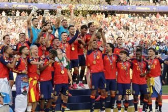 KAMPIUN - Timnas Spanyol menjadi juara Piala Dunia 2026 setelah mengandaskan perlawanan Argentina dengan skor 1-0 di partai final.