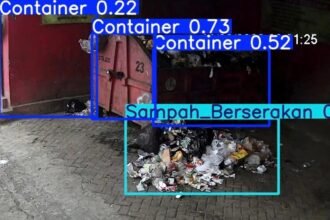 PANTAU SAMPAH--CCTV berbasis AI milik Pemkot Semarang bisa mendeteksi volume sampah di setiap tempat pembuangan sampah. (ist)