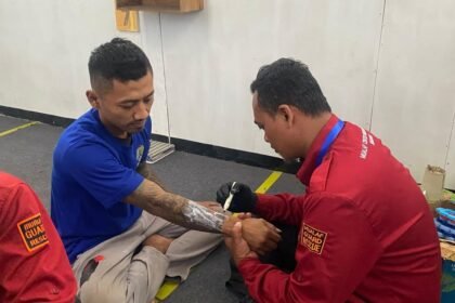 HAPUS TATO--Napi Lapas Semarang menghapus tato mereka lewat program penghapusan tato di dalam penjara, Rabu (29/7/2026). (ist)