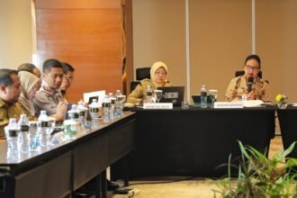 TAWARKAN INVESTASI--Wali Kota Agustina Wilujeng mempresentasikan proposal Semarang Logistic Hub UCC Terboyo dalam Investment Challenge 2026 di Gumaya Hotel Tower Semarang, Senin (10/8/2026). (ist)