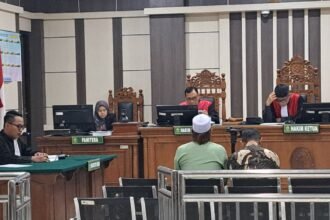 SIDANG TPPU--Jaksa membacakan replik kasus pencucian uang terdakwa Gus Yazid dan Andhi Nur Huda di Pengadilan Tipikor Semarang, Rabu (12/8/2026). (bae)