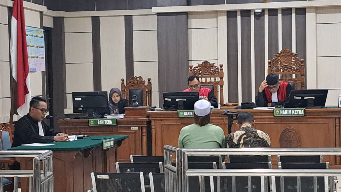 SIDANG TPPU--Jaksa membacakan replik kasus pencucian uang terdakwa Gus Yazid dan Andhi Nur Huda di Pengadilan Tipikor Semarang, Rabu (12/8/2026). (bae)