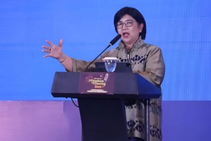 CALON TUNGGAL - Presiden Prabowo Subianto resmi mengajukan nama Destry Damayanti sebagai calon tunggal Gubernur BI.
