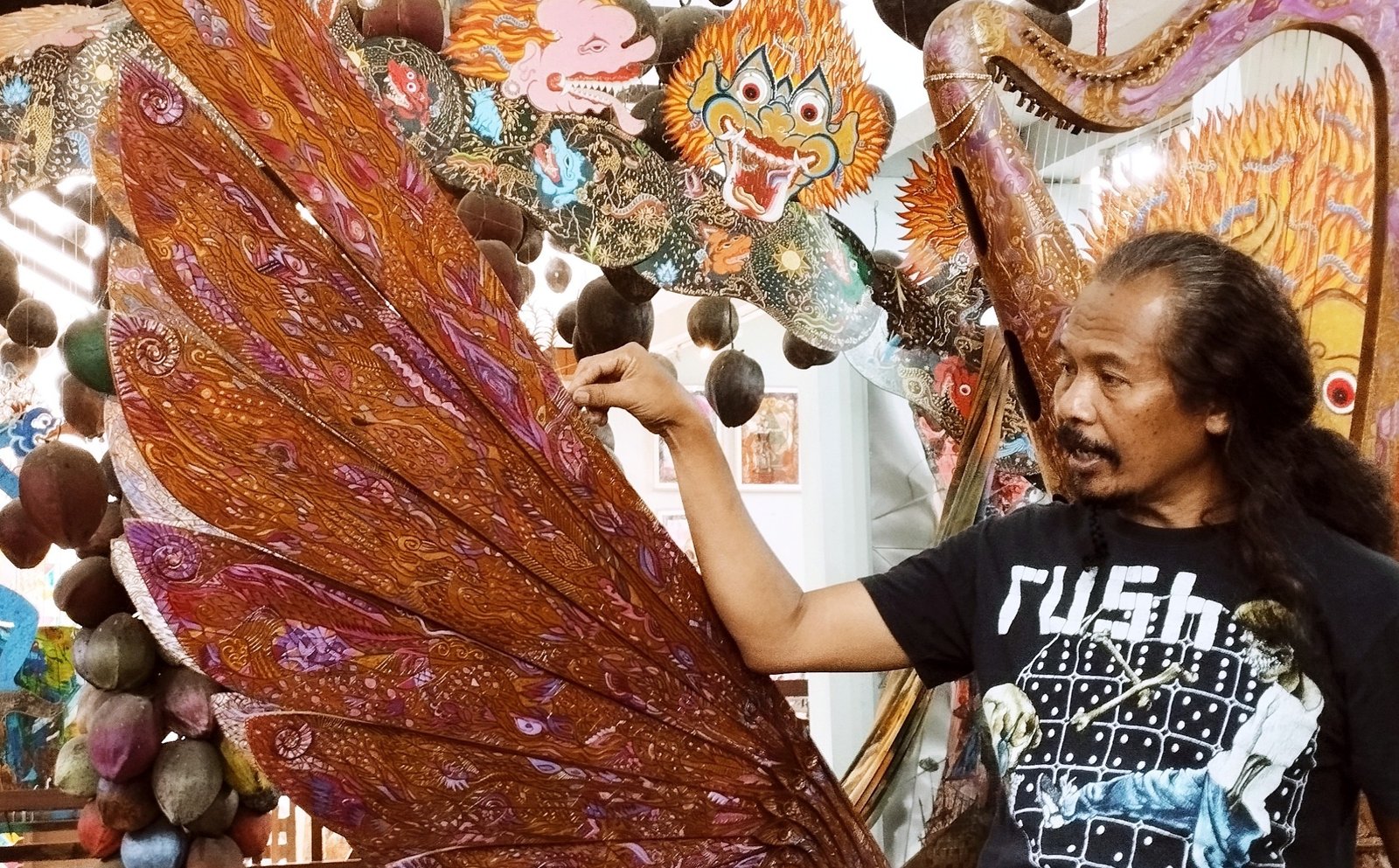 Maestro senil lukis Indonesia, Nasirun.