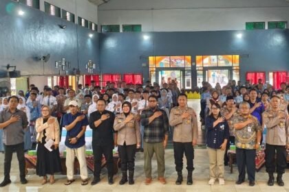 BACAAJA GOES TO SCHOOL - Kegiatan Bacaaaja Goes to School: Cegah IRET di Kalangan Gen-Z di Ruang Digital, di SMAN 1 Ambarawa, Kabupaten Semarang, kerjasama Polres Semarang, Densus 88/AT dan Dinas Pendidikan Pemprov Jateng hingga Peradi SAI Semarang, Kamis (20/8/2026).