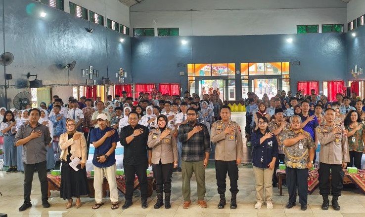 BACAAJA GOES TO SCHOOL - Kegiatan Bacaaaja Goes to School: Cegah IRET di Kalangan Gen-Z di Ruang Digital, di SMAN 1 Ambarawa, Kabupaten Semarang, kerjasama Polres Semarang, Densus 88/AT dan Dinas Pendidikan Pemprov Jateng hingga Peradi SAI Semarang, Kamis (20/8/2026).