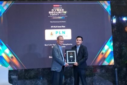PLN Icon Plus meraih penghargaan dalam Indonesia Cyber Security Summit 2026 – Financial Services Edition yang diselenggarakan Warta Ekonomi Group di Jakarta, Kamis (13/8/2026).