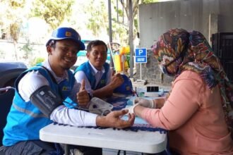 PEMERIKSAAN KESEHATAN - Pemeriksaan kesehatan menjadi budaya kerja di PLN Icon Plus sebagai bagian dari menjaga keselamatan dan kelancaran operasional.