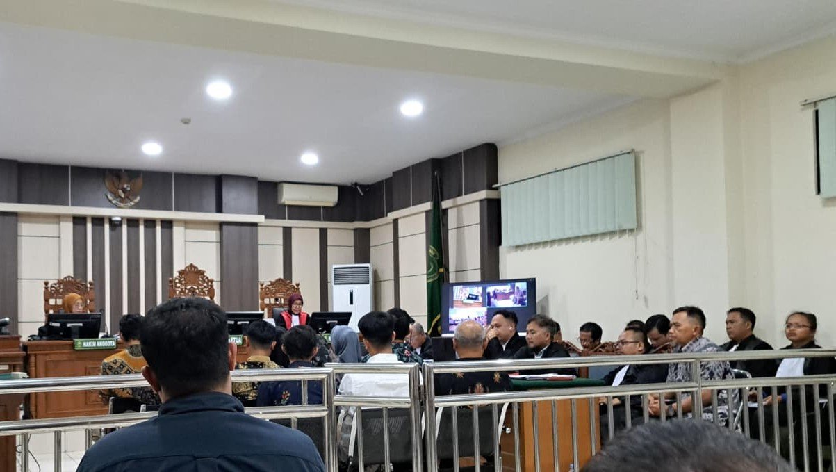 SIDANG KORUPSI--Sejumlah pejabat Pemda Cilacap bersaksi di sidang kasus korupsi Bupati dan Sekda Cilacap, Jumat (28/8/2026). (bae)