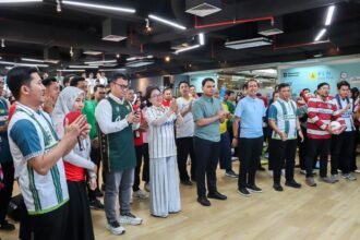 PERKUAT KEBERSAMAAN - PLN Icon Plus membuka rangkaian ICONMOVE PORSENI 2026 melalui Opening Ceremony yang berlangsung di Transformation Hall, Menara Jamsostek, Jakarta, Senin (10/8/2026).