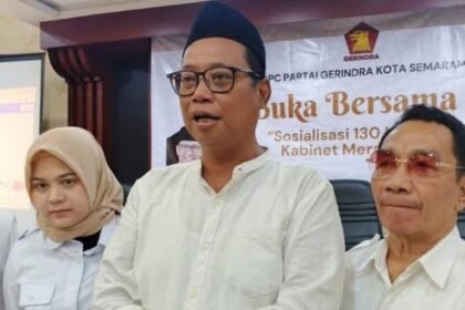 Ketua DPC Gerindra Semarang Joko Santoso.