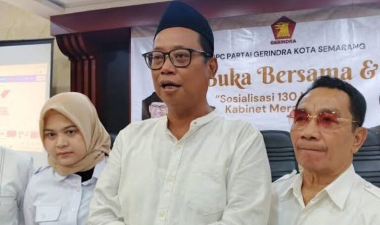 Ketua DPC Gerindra Semarang Joko Santoso.