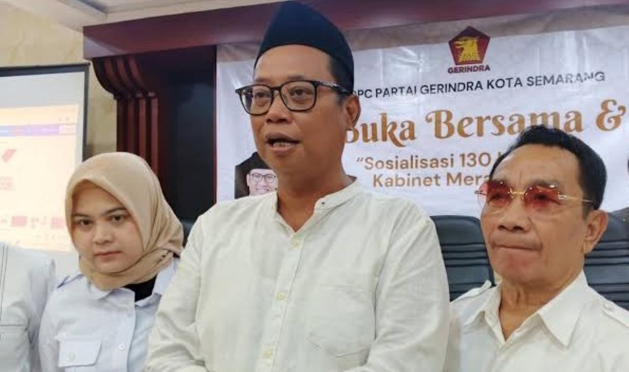 Ketua DPC Gerindra Semarang Joko Santoso.