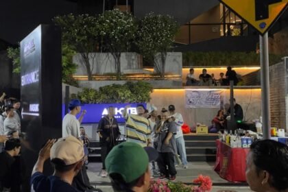 HIP HOP: Pengunjung ARTOTEL Gajahmada Semarang menikmati rangkaian Street Sound & Hip Hop. (ist)