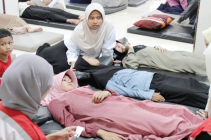Ilustrasi korban keracunan Makan Bergizi Gratis (MBG).