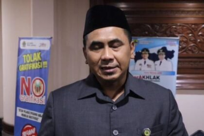 Wakil Gubernur Jateng Taj Yasin Maimoen (Gus Yasin) saat diwawancara awak media, Kamis (3/9/2026). (dul)