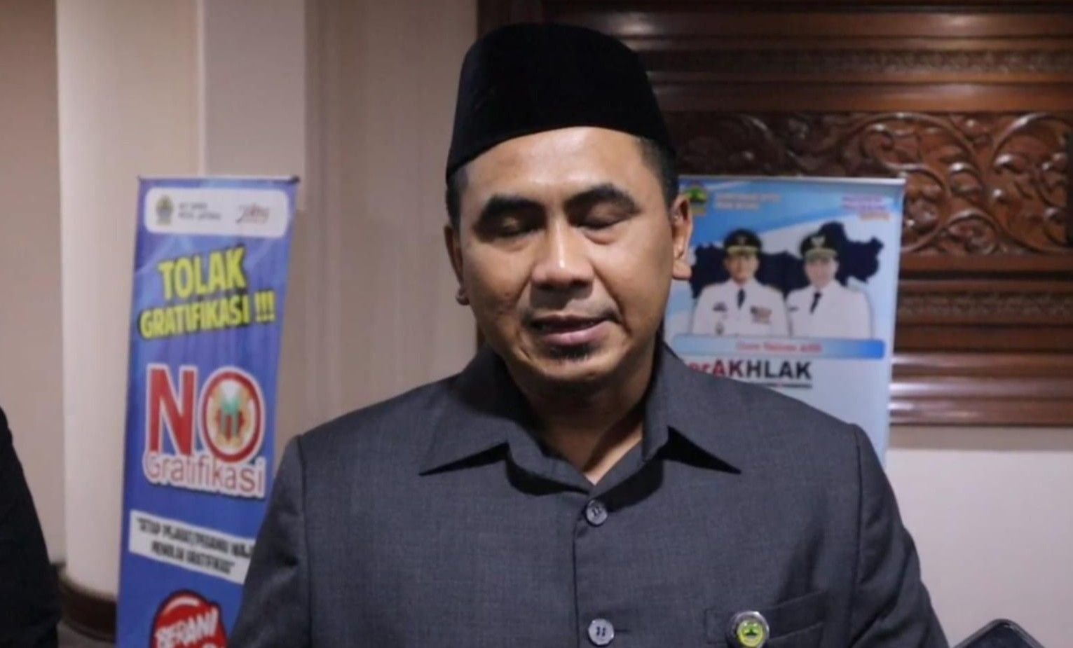 Wakil Gubernur Jateng Taj Yasin Maimoen (Gus Yasin) saat diwawancara awak media, Kamis (3/9/2026). (dul)