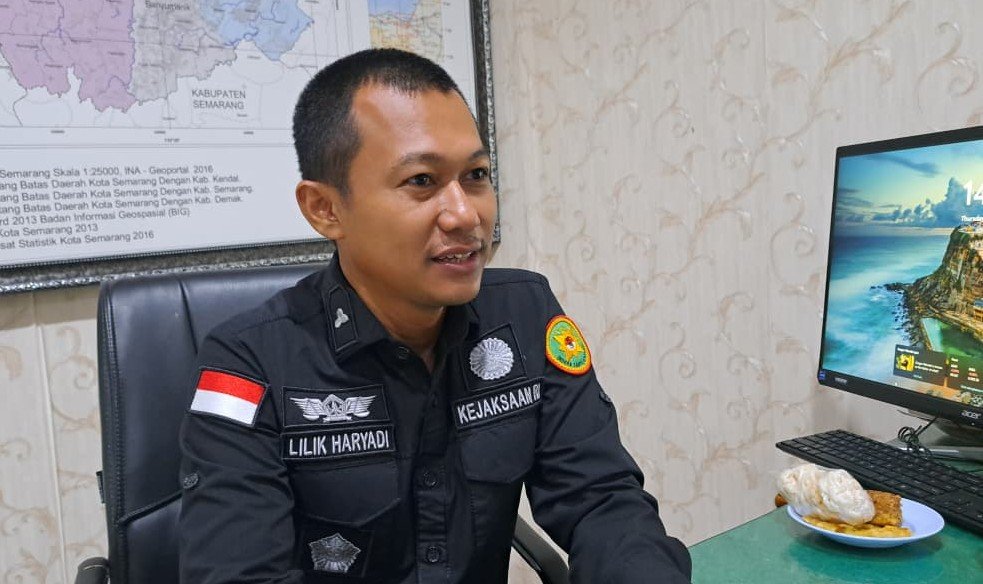 Kepala Seksi Intelijen Kejari Kota Semarang, Lilik Haryadi. (bae)