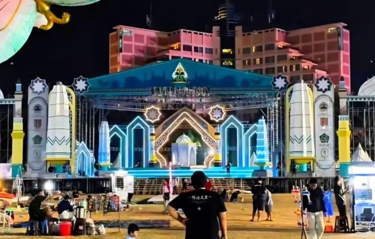 Panggung utama event MTQ Nasional di Lapangan Pancasila, Simpang Lima Semarang. (ist)