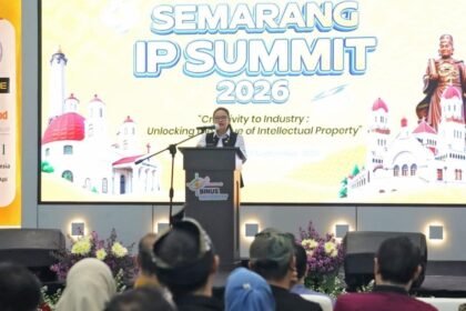 NARASUMBER DISKUSI: Wali Kota Semarang, Agustina Wilujeng membahas tentang kreativitas anak muda saat menjadi narasumber diskysi Semarang Creative City Forum di Semarang, Sabtu (26/9/2026). (ist)