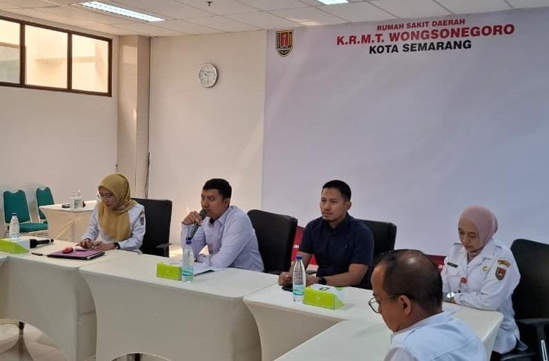 CEGAH KORUPSI--Delegasi Kejari Kota Semarang memberi edukasi pencegahan korupsi atau penyimpangan saat FGD di RSWN, Rabu (16/9/2026). (ist)