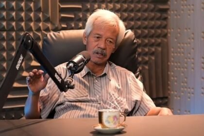 Seniman senior Yogyakarta Susilo Nugroho, yang dikenal luas lewat karakter ikonik Den Baguse Ngarsa.