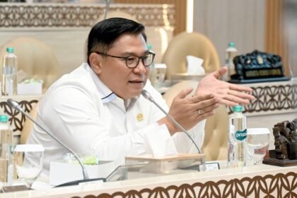 Ketua Kelompok Fraksi (Kapoksi) Komisi V DPR RI Fraksi Gerindra, Danang Wicaksana Sulistya (DWS).