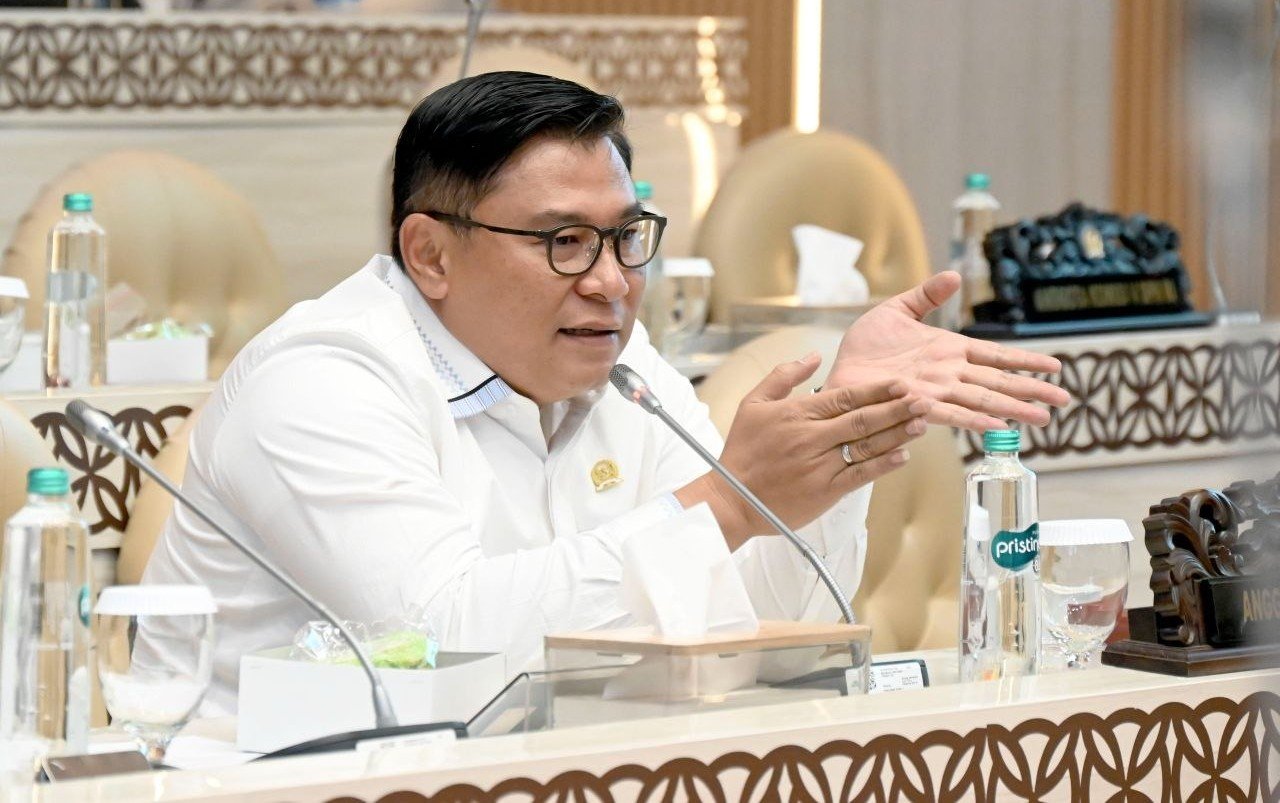 Ketua Kelompok Fraksi (Kapoksi) Komisi V DPR RI Fraksi Gerindra, Danang Wicaksana Sulistya (DWS).