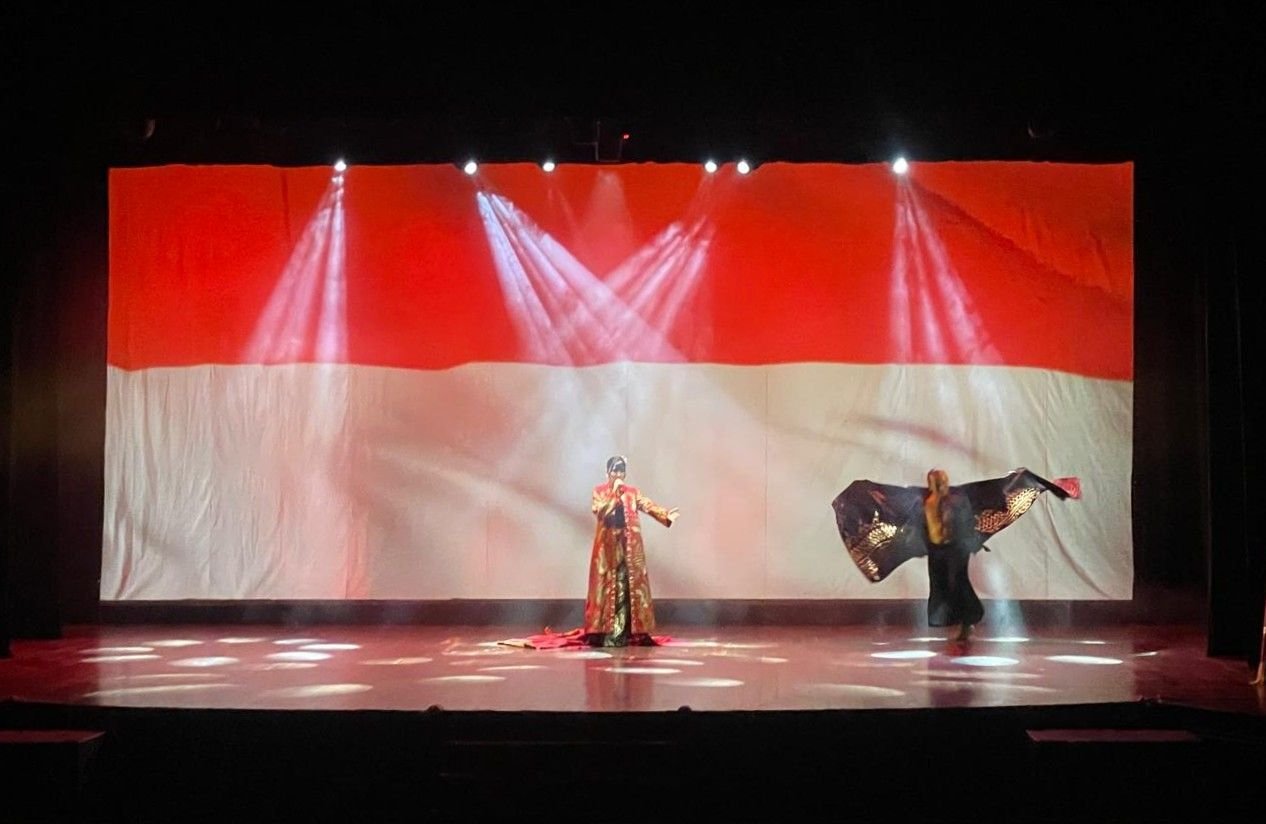 RILIS LAGU PANCASILA - Olivia Zalianty bersama KGPH Ndaru Kusumo merilis karya musik berjudul 'Pancasila'.