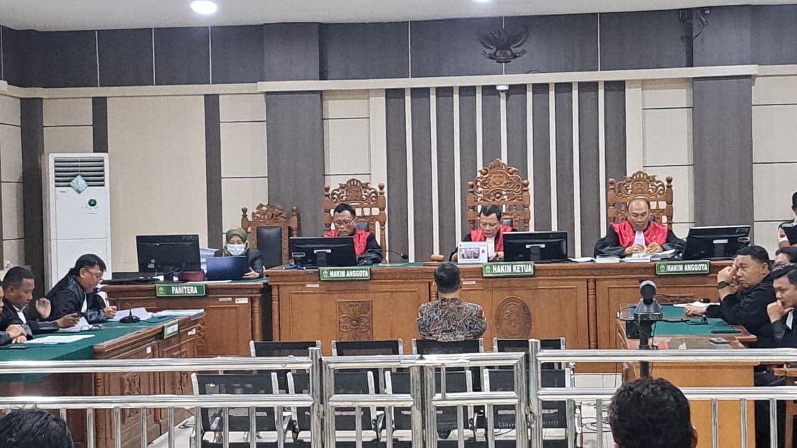 SIDANG KORUPSI: Terdakwa Sudewo, Bupati Pati, kembali menjalani sidang kasus korupsi, di Pengadilan Tipikor Semarang, Rabu (7/10/2026). (bae)