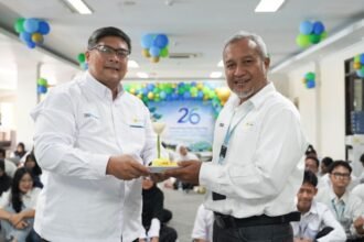 TASYAKURAN HUT KE-26 -- Bertempat di Aula Kantor PLN Icon Plus SBU Regional Jawa Bagian Tengah, Semarang, jajaran manajemen dan insan PLN Icon Plus mengikuti tasyakuran HUT ke-26 PLN Icon Plus yang digelar secara serentak di seluruh Indonesia melalui format hybrid, Senin (5/10/2026).