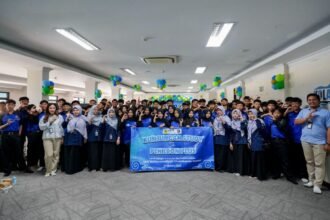 KUNJUNGAN INDUSTRI - Kenalkan industri telekomunikasi, PLN Icon Plus SBU Regional Jawa Bagian Tengah terima kunjungan dari SMK Muhammadiyah 1 Prambanan Klaten, di Semarang.