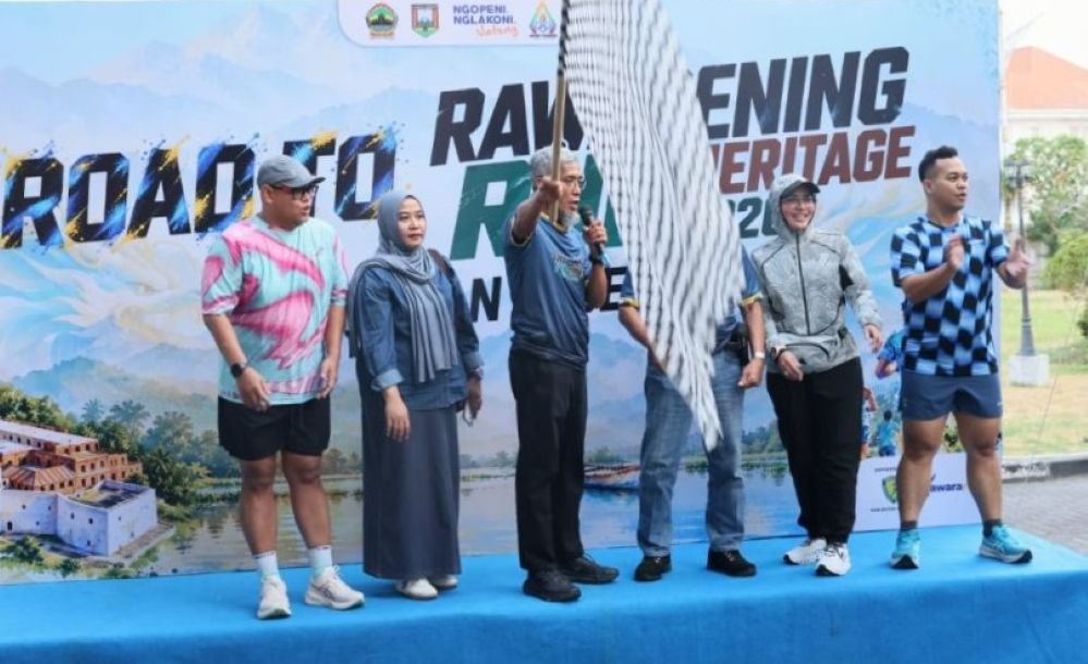 AGLOMERASI WISATA BOKOR - Sekretaris Daerah (Sekda) Provinsi Jawa Tengah Sumarno di sela peluncuran dan konferensi pers Road to Rawapening Run Heritage di Wisma Perdamaian, Kota Semarang, Sabtu, (17/10/2026).