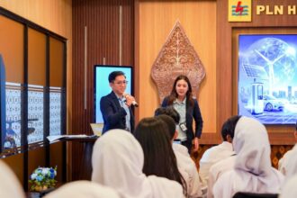 TERIMA KUNJUNGAN - PLN Icon Plus SBU Regional Jawa Bagian Tengah menerima kunjungan industri dari SMK Patriot Pituruh di PLN Hub Yogyakarta, lingkungan PLN UID Yogyakarta.
